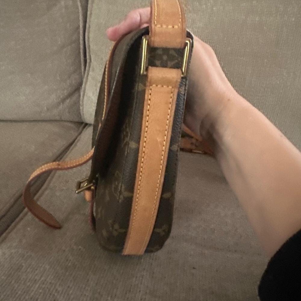 Louis Vuitton Brown and Tan Crossbody Bag